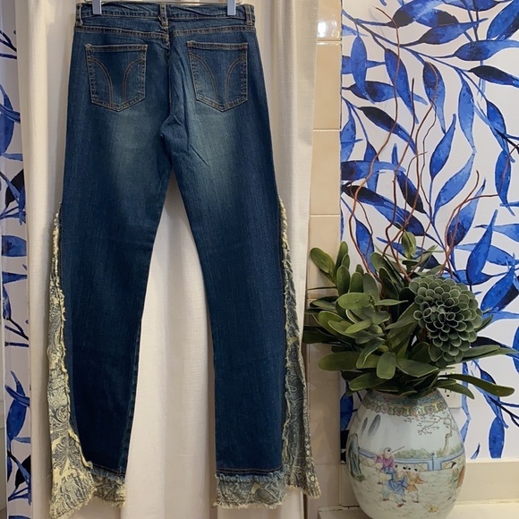 Women’s Retro Arden B Boho Flair Blue Jeans Size 6 - Picture 5 of 6